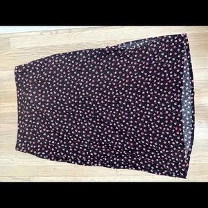 BP (Nordstrom brand) pink flower skirt